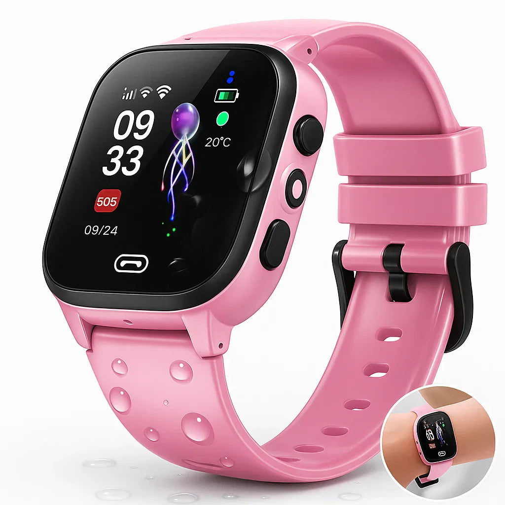 Montre connectée pour enfants GPS-Traceur Appel vidéo