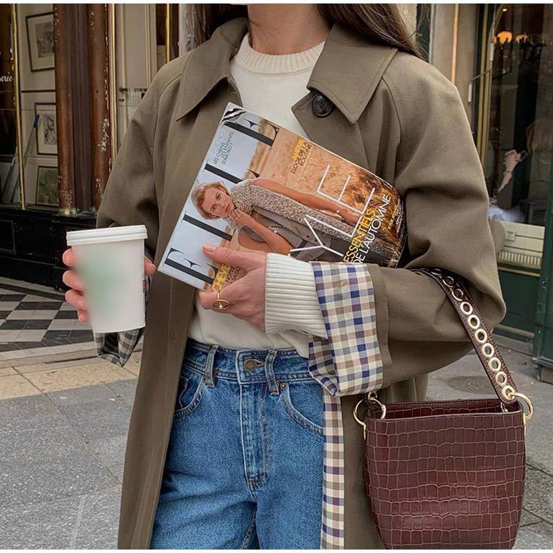 Long Elegant Trench Coat Women