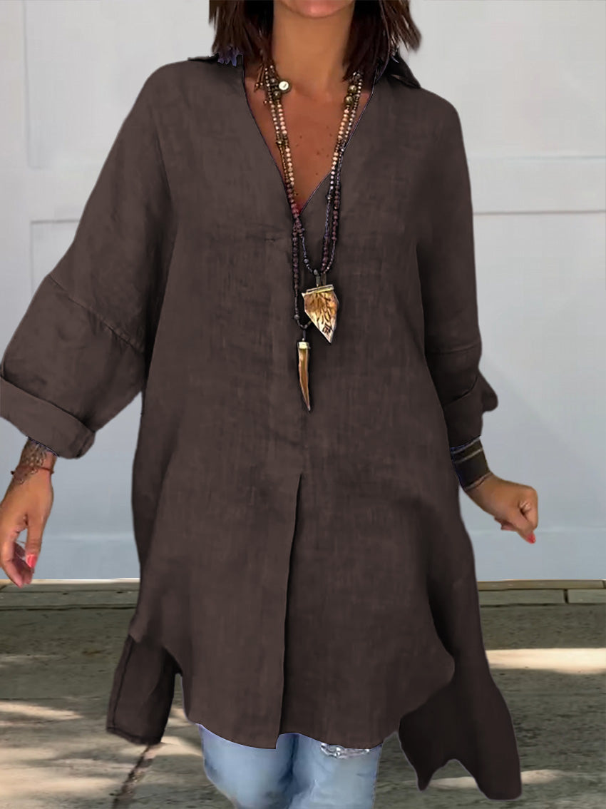 Robe-chemise confortable et élégante pour toutes les occasions