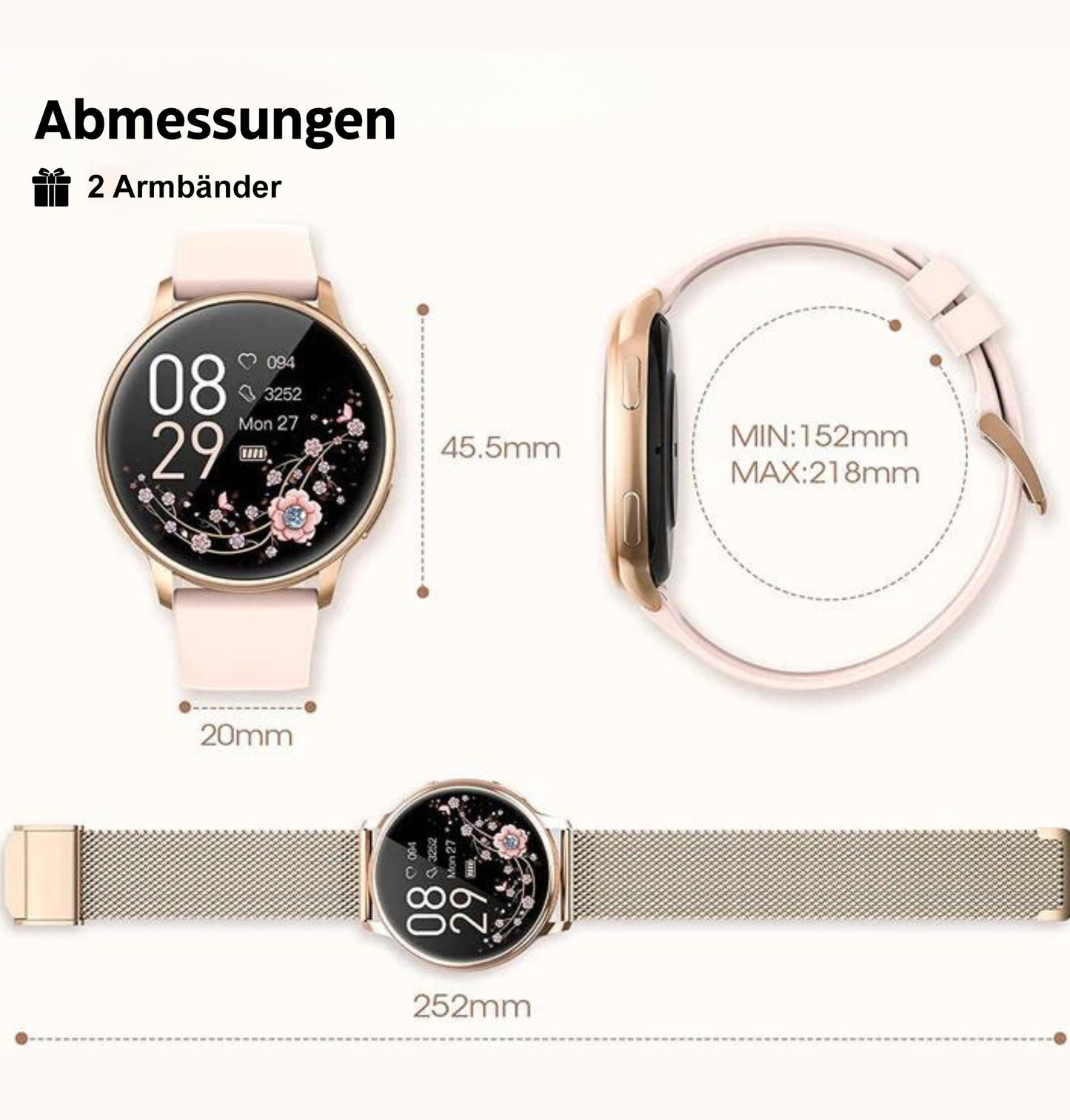 Connected Watch for Women | Elegance and Performance