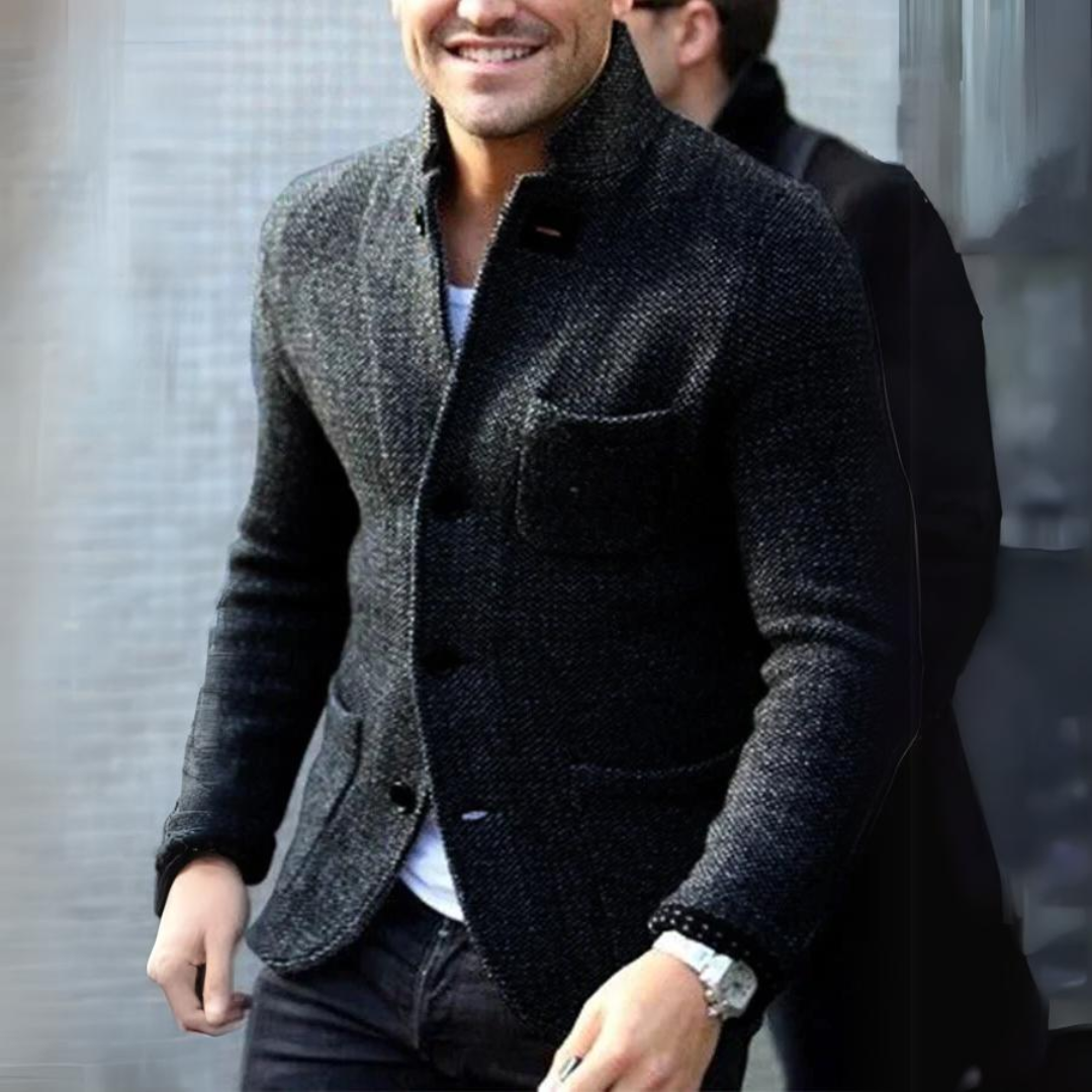 Finn - Cardigan classico ed elegante in maglia