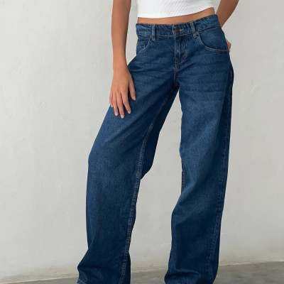 Jasmine – Pantalon large en denim pour femme