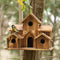 Casa para pájaros de madera funcional WillowNest