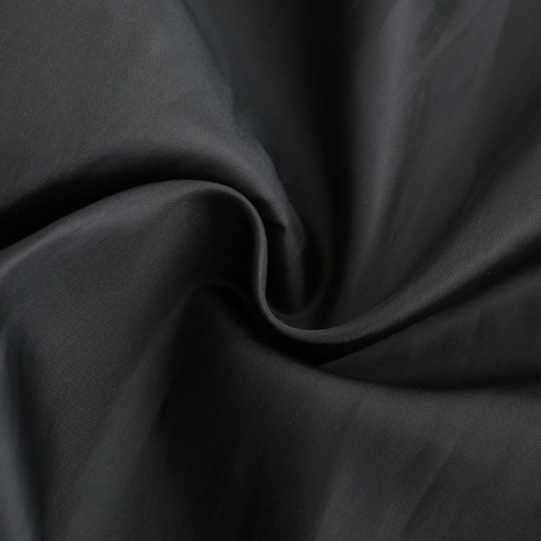 Giacca in pelle con collo alla coreana per donna