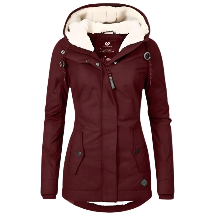 Océane | Long waterproof winter coat for women