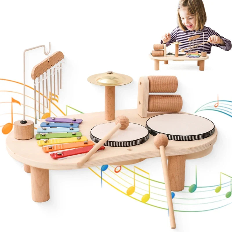 Montessori Music Activity Table - Sound & Rhythm