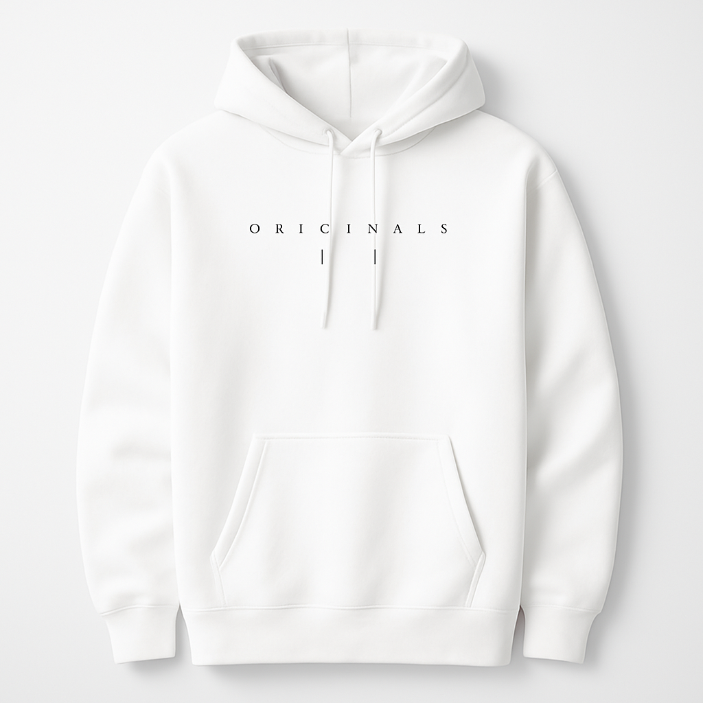 Stylish hoodie white