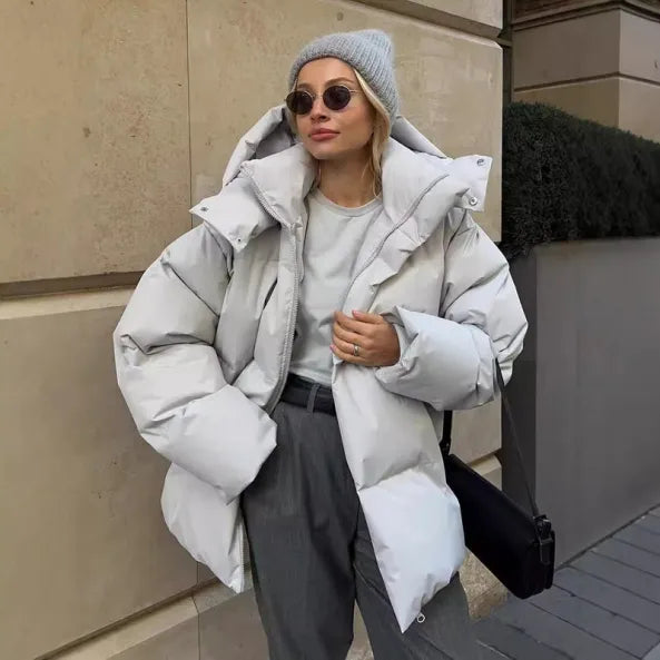 Classic winter jacket for women - warm and stylish