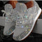 Damen Casual Glitzer Schuhe mit Pailletten