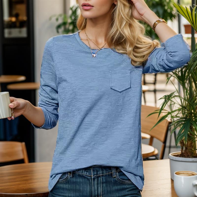 Cozy Long-Sleeve Shirt for Autumn for Women | Perfect for All Seasons