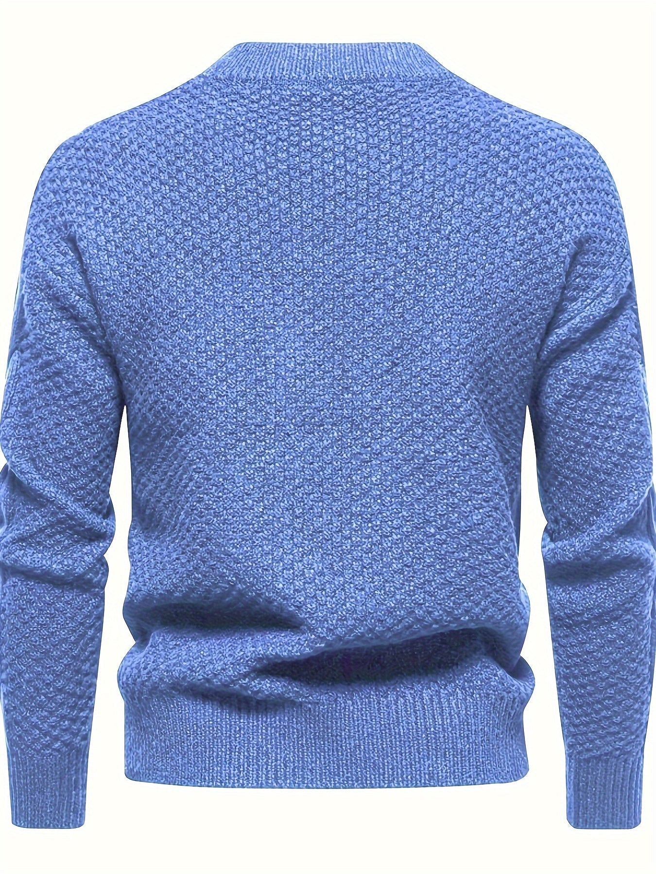 Pull en tricot uni pour homme, pull vintage