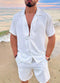Elegante conjunto de verano de lino para hombre - Rommy