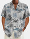 Camisa de playa hawaiana de lino para hombre - Laren