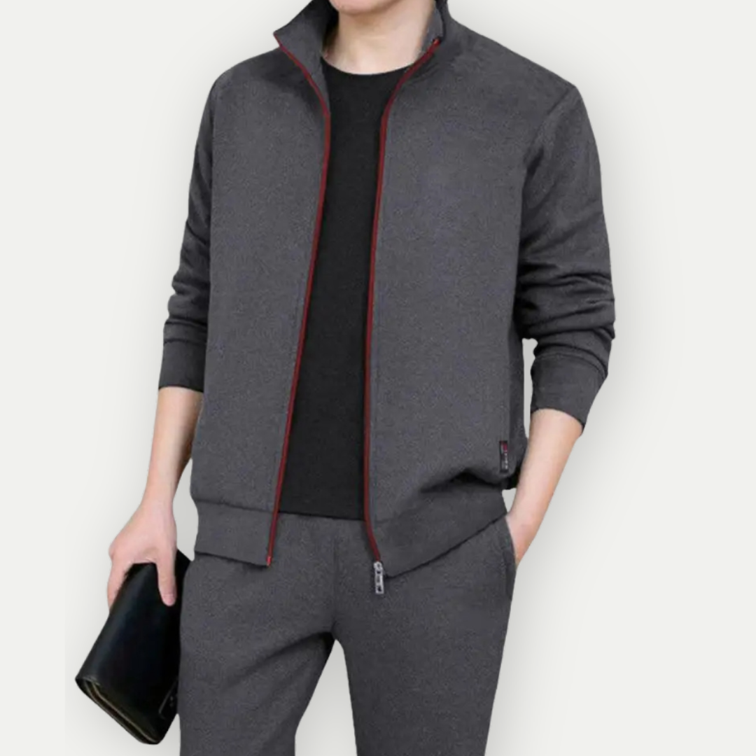 Men's Cardigan & Pants in Fashionable Set - Maik
