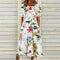 Vestido blanco floral para mujer | Ideal para verano