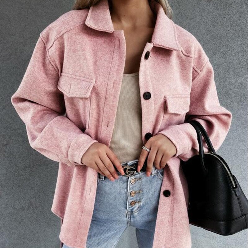 Boridashop| Fashionable Shirt Jacket