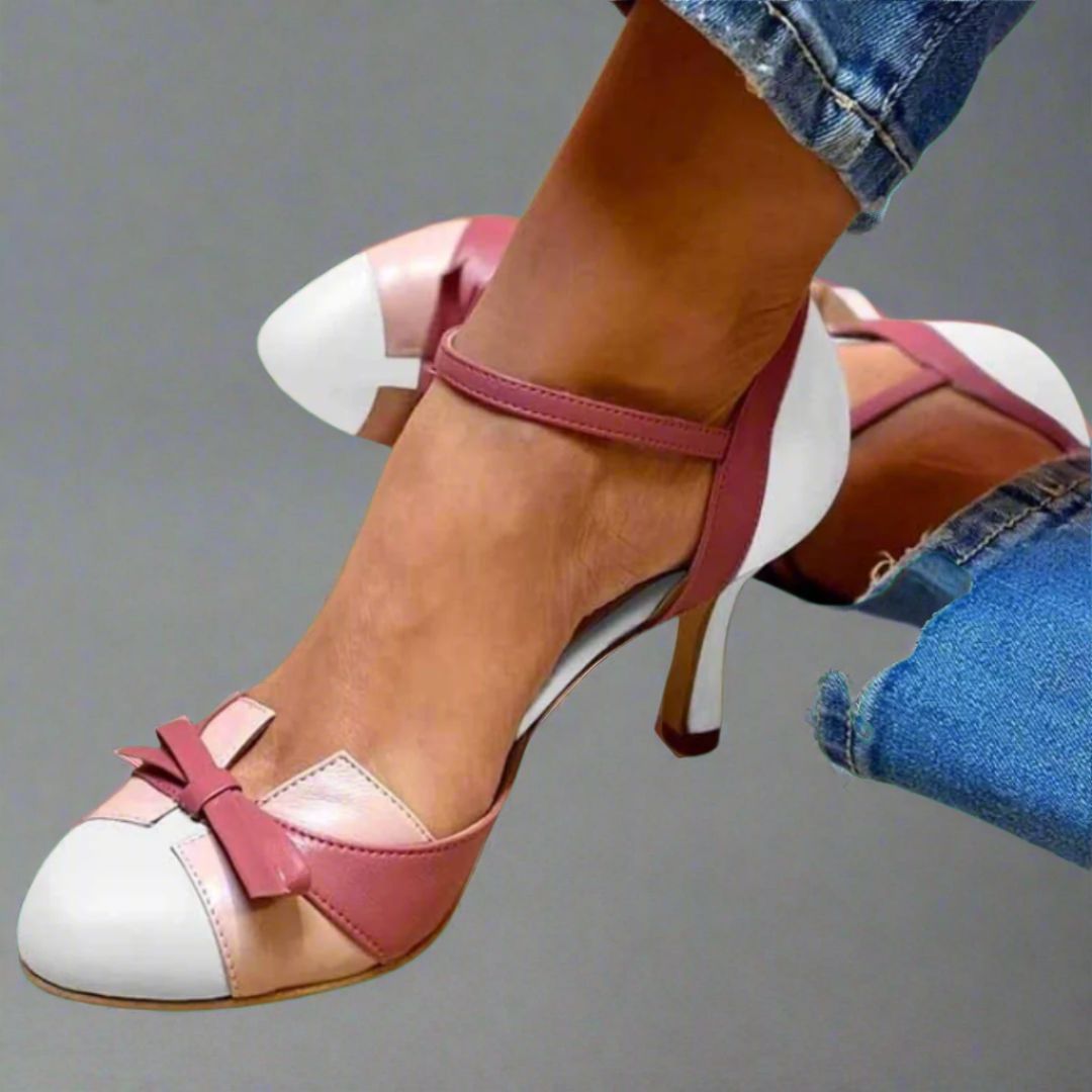 Zapatos ortopédicos de cuero para mujer, coloridos