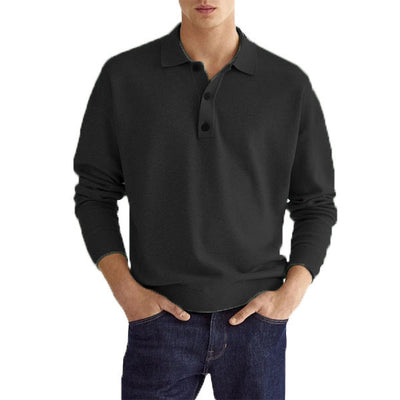 Boridashop | Poloshirt - Langärmeliges Herren-Poloshirt