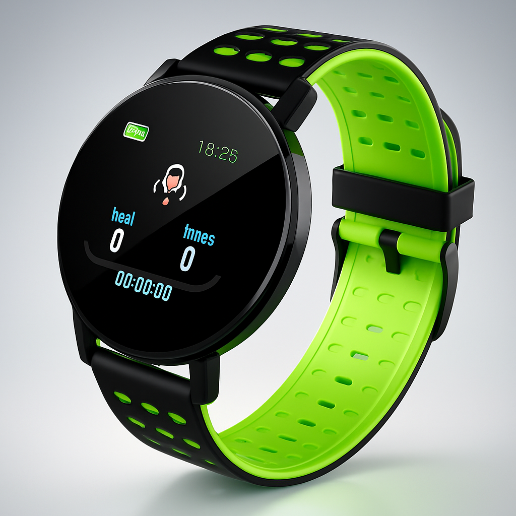 Intelligente Uhr mit wasserdichtem Fitness-Tracking