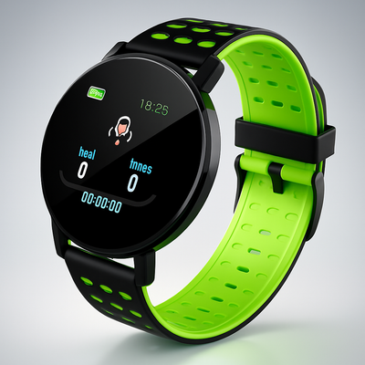 Intelligente Uhr mit wasserdichtem Fitness-Tracking