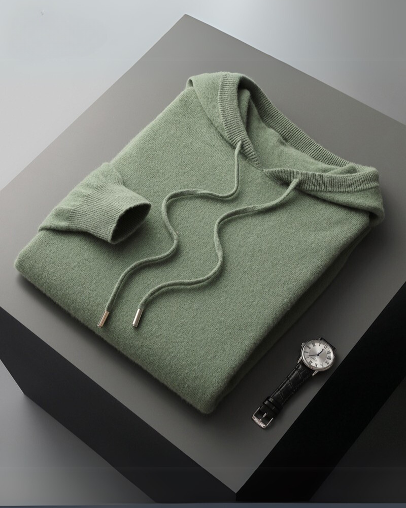Hoodie made of 100% cashmere