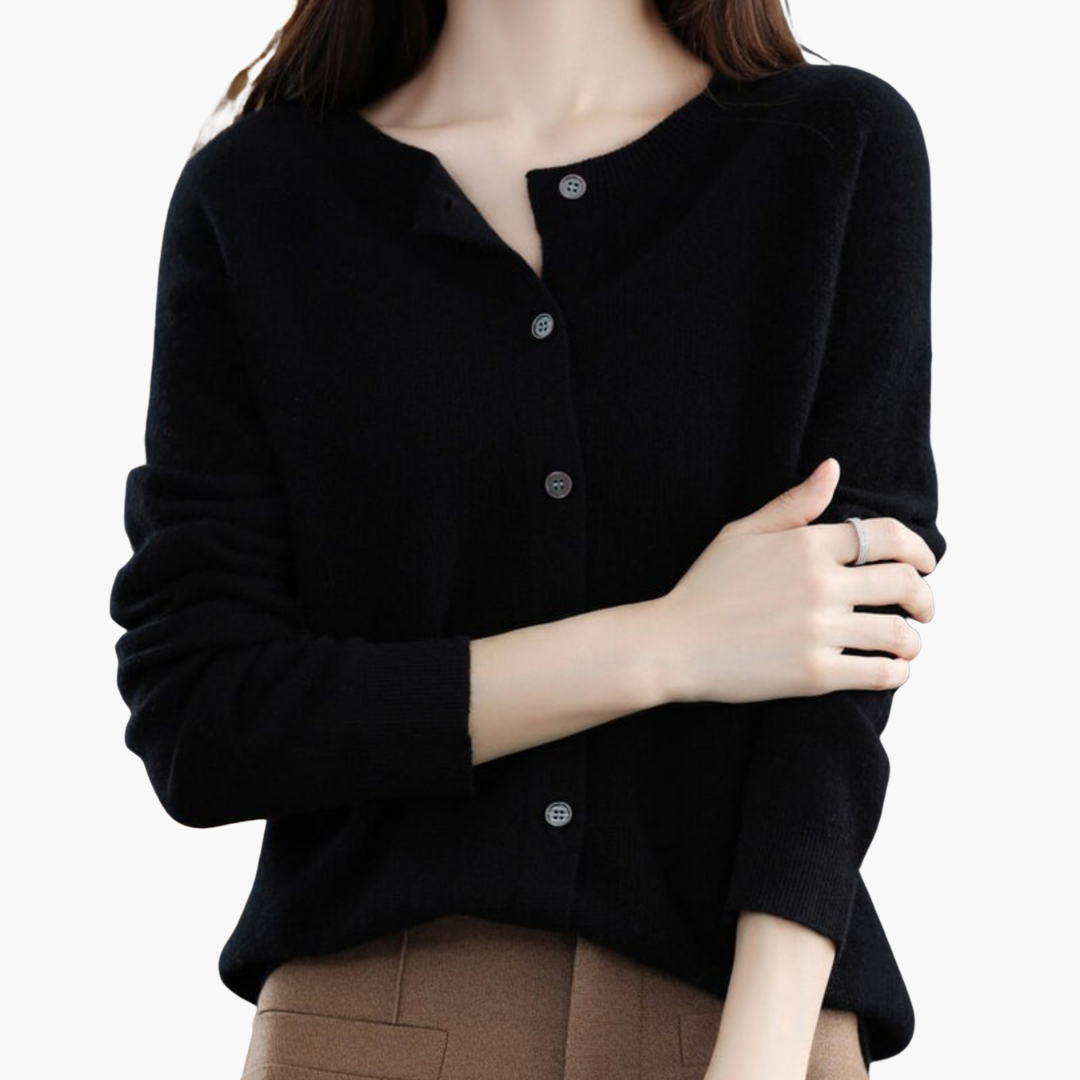 Cardigan in cashmere per donna