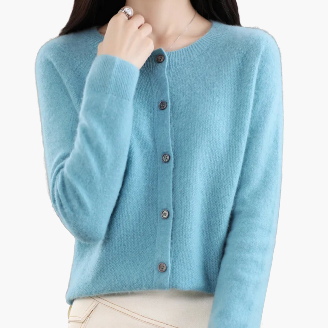 Cardigan in cashmere per donna