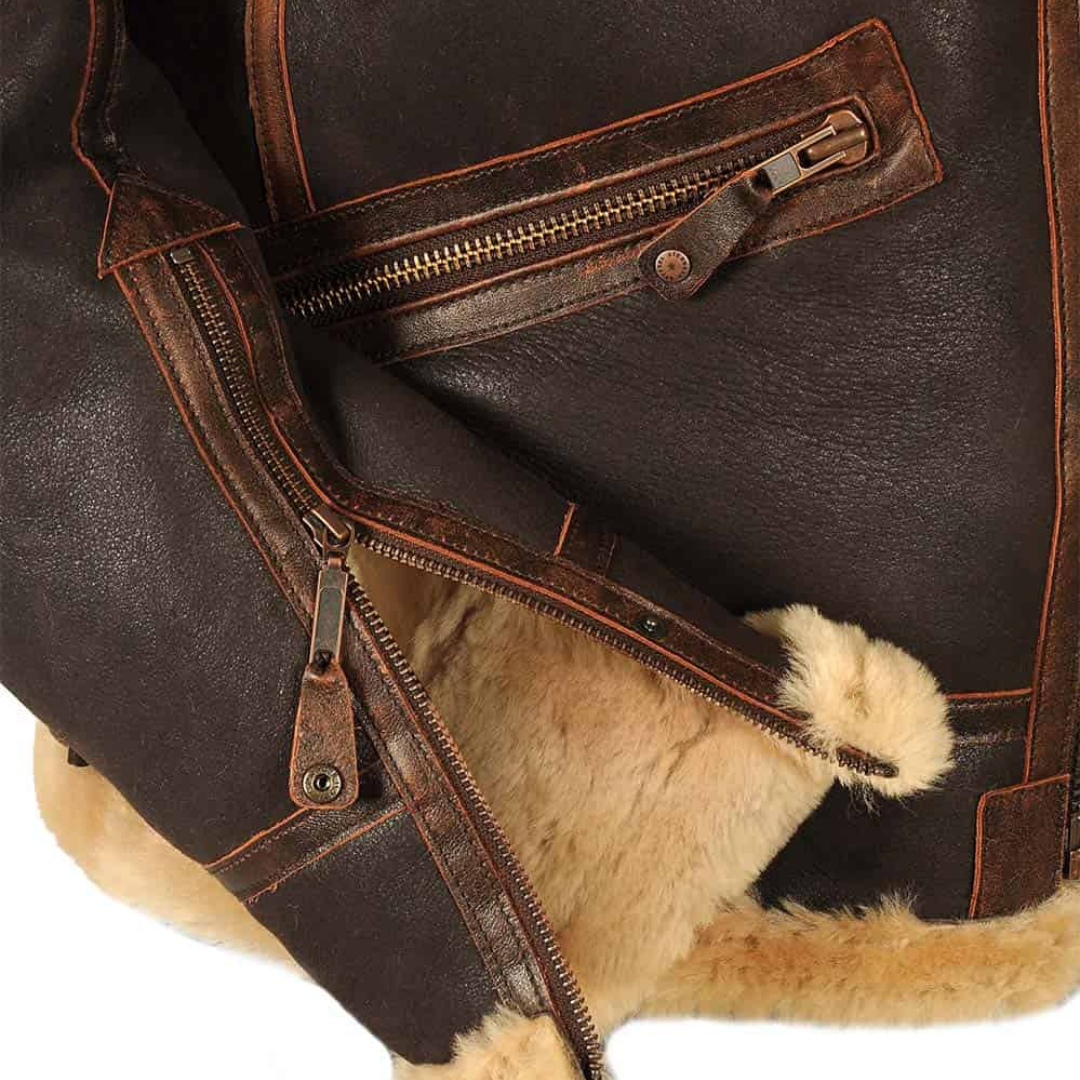 Klassische Fliegerjacke für Herren - warm und stilvoll