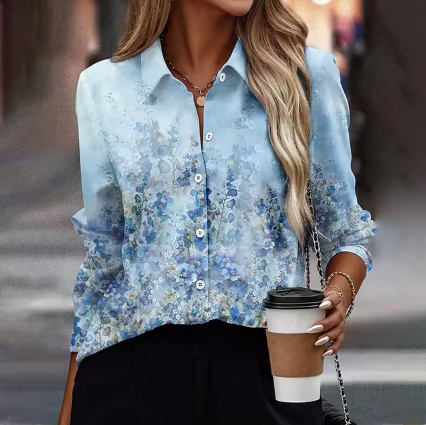 Freesia – Blouse à motif floral