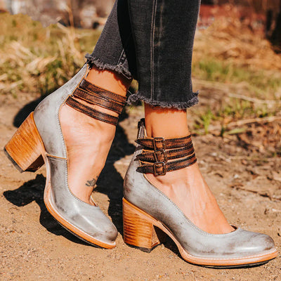 Wooden Walk - Edle High Heels
