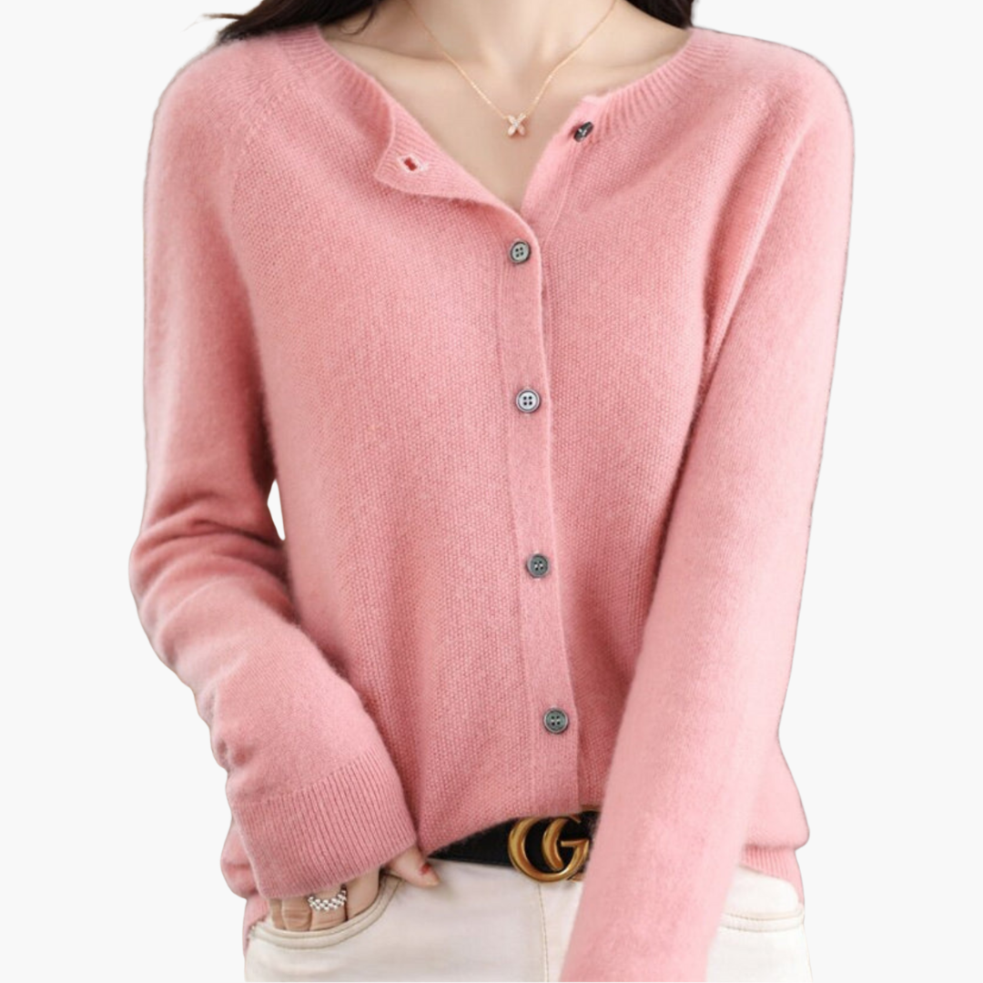 Cardigan in cashmere per donna