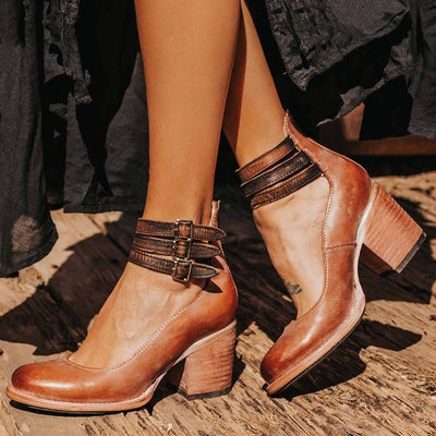 Wooden Walk - Edle High Heels