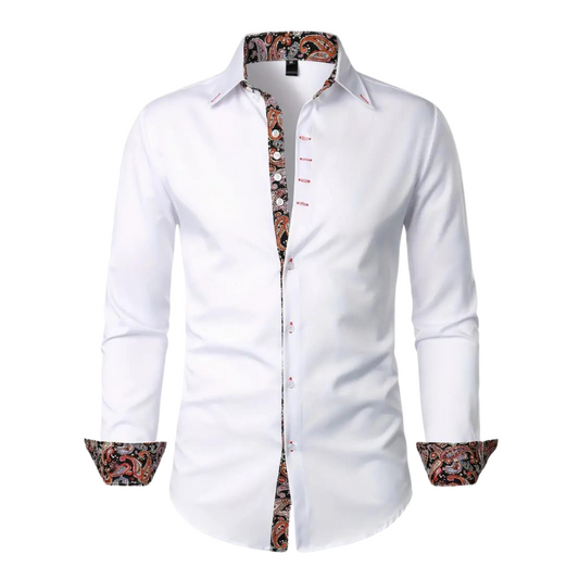 Ruben | Camicia elegante con accento paisley per uomo