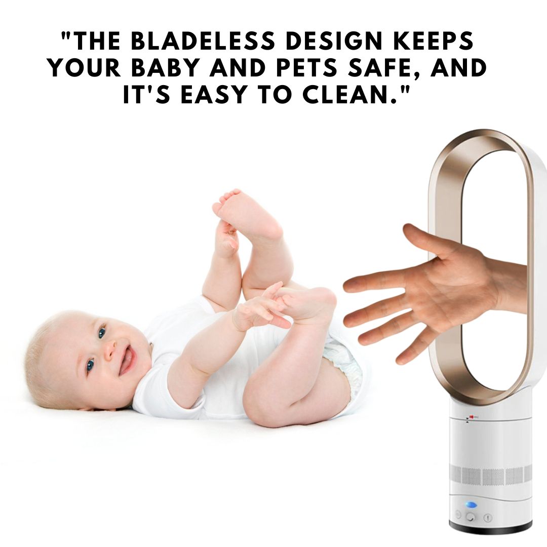 Ventilador de 16 pulgadas sin rejillas con control remoto