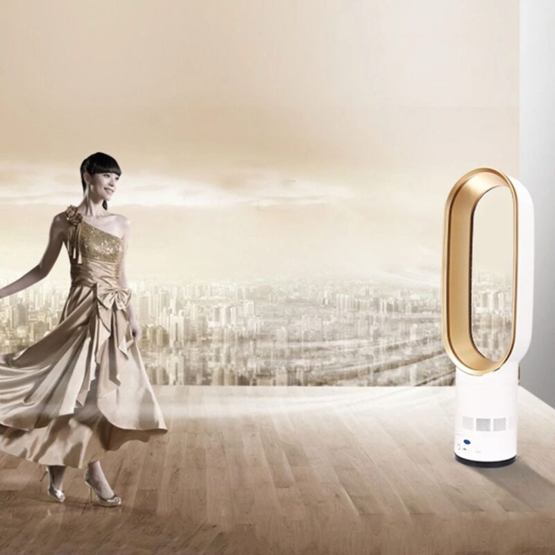 Ventilador de 16 pulgadas sin rejillas con control remoto