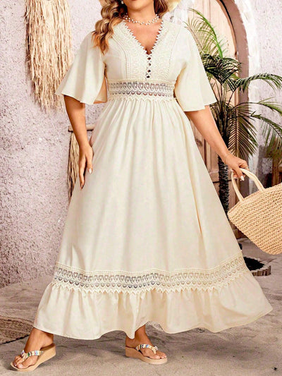 Ruth | Vestido corte A de talla grande para mujer