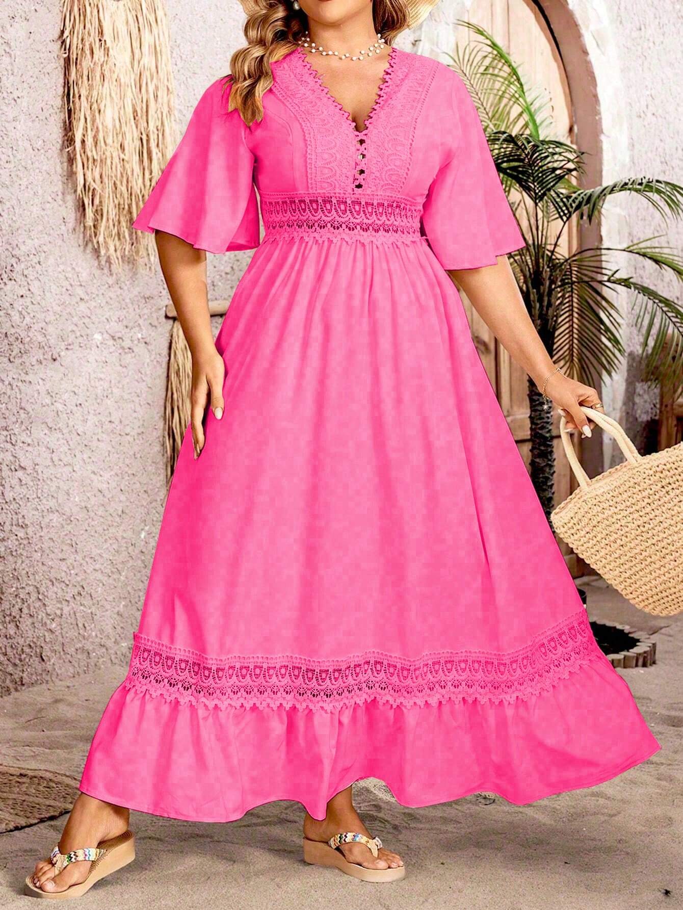 Ruth | Abito a linea A taglia plus da donna