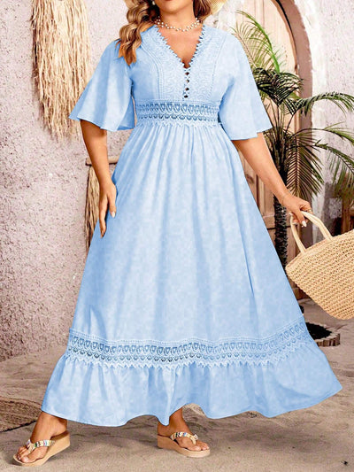 Ruth | Vestido corte A de talla grande para mujer