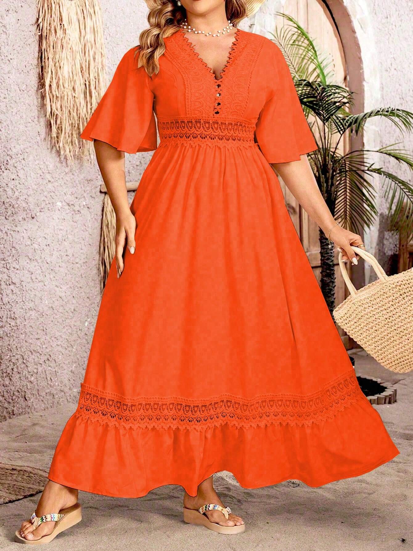 Ruth | Abito a linea A taglia plus da donna