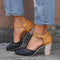Vintage-Pumps für Damen | Geschlossene Spitze