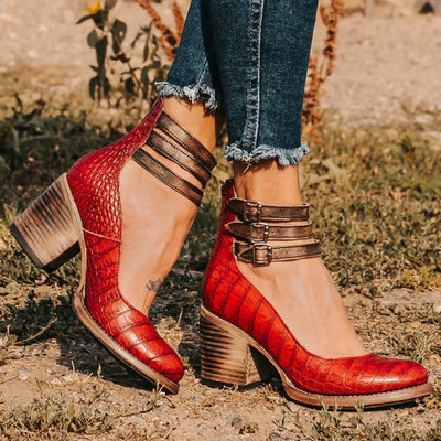 Wooden Walk - Edle High Heels