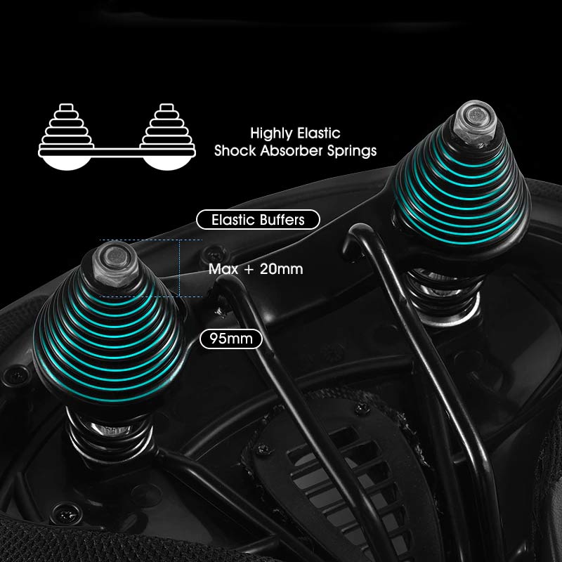 Westbiking | Extra wide bicycle saddle against saddle sores