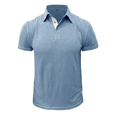 Herren - Poloshirt - Weiche Baumwollmischung - Stilvolle Freizeitkleidung