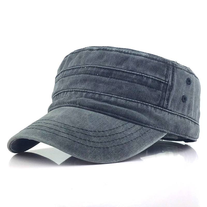 Casquette rétro militaire pour hommes - look classique, détails modernes