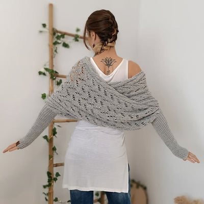 Kuscheliges Wickeltuch im Bohemian-Stil für Damen