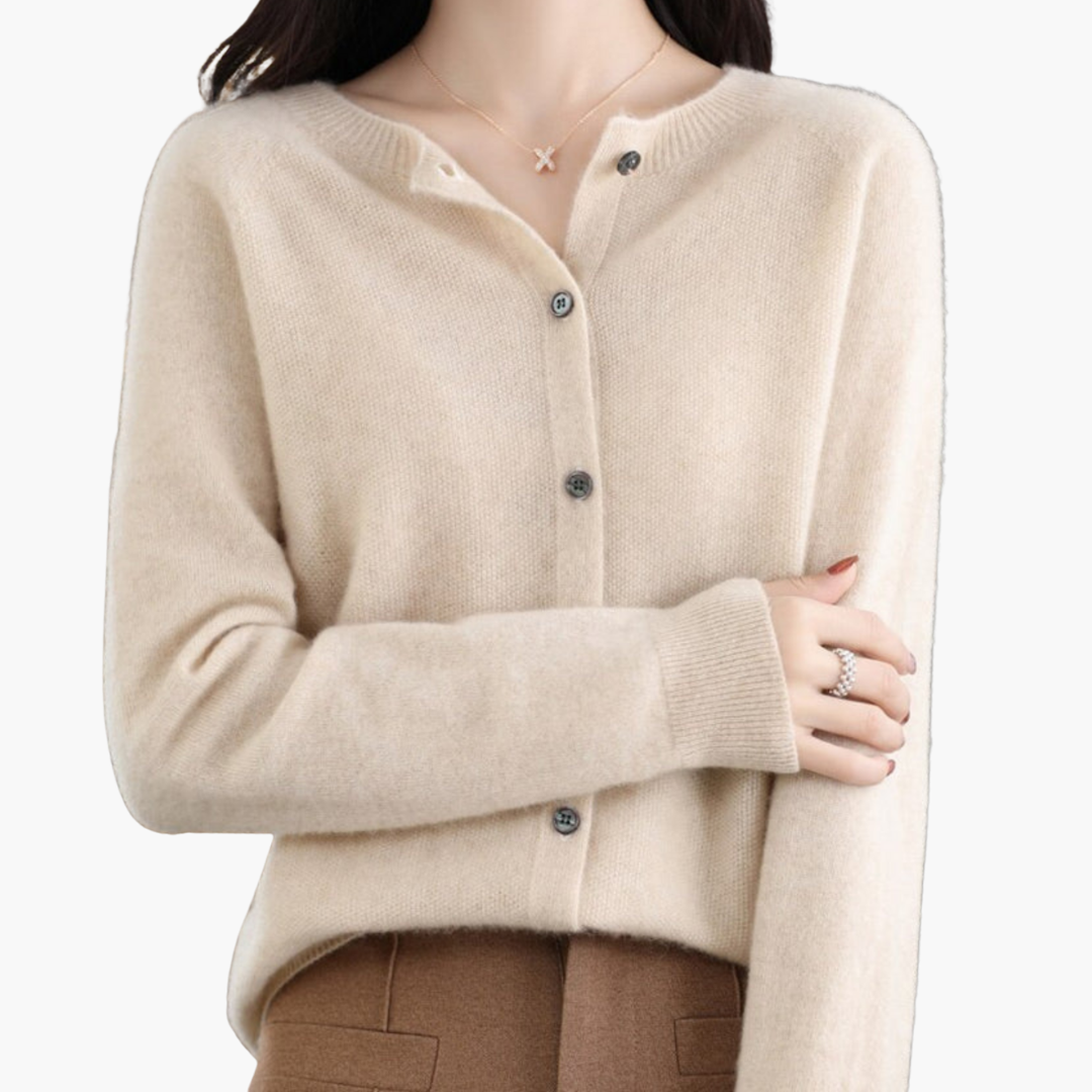 Cardigan in cashmere per donna
