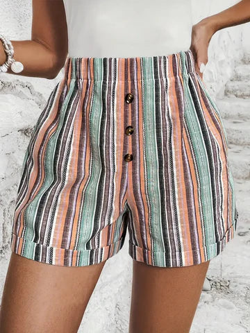 Felice - Shorts con franjas de contraste