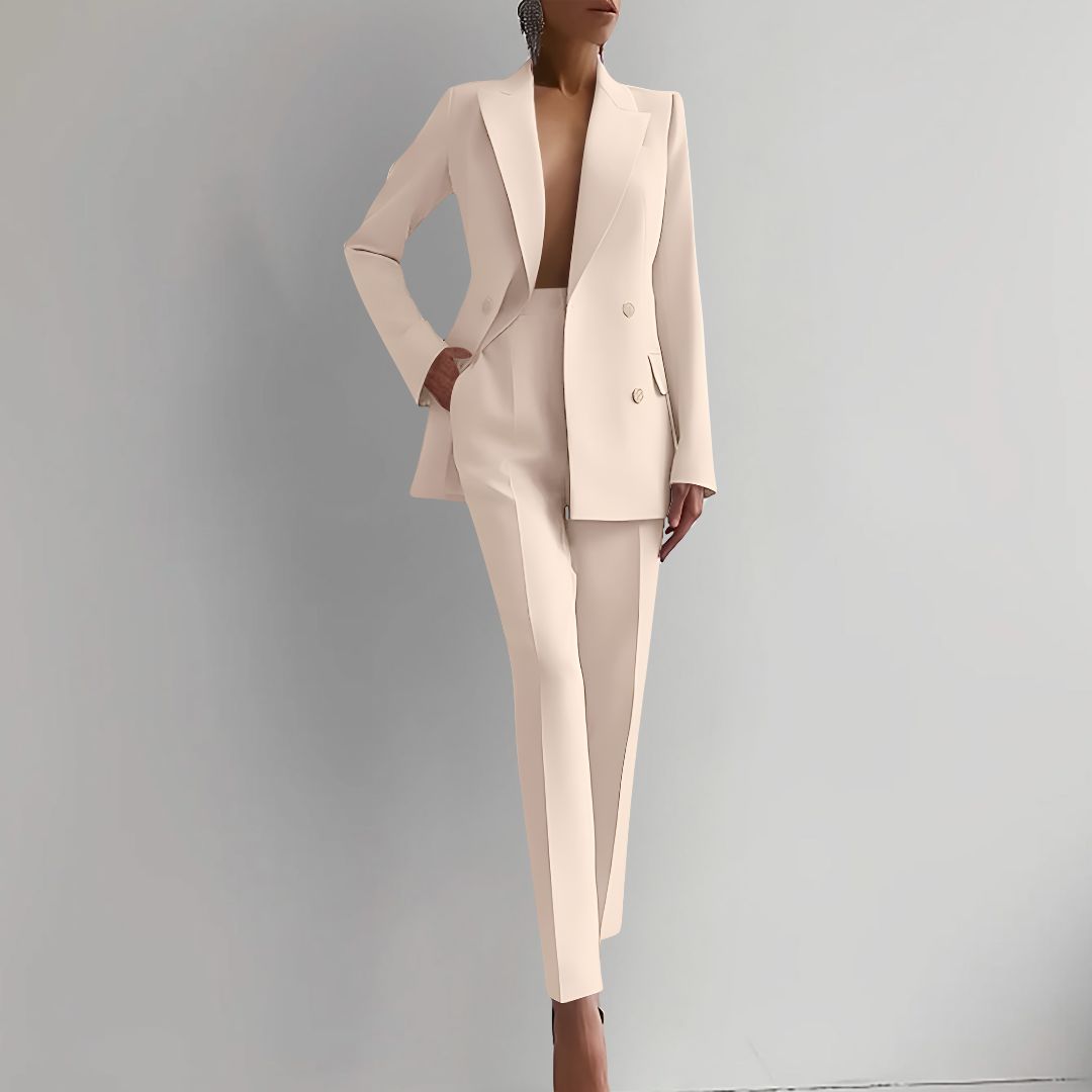 Nika Elegantes Blazer- und Hosen-Set