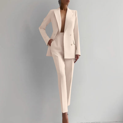 Nika Elegantes Blazer- und Hosen-Set