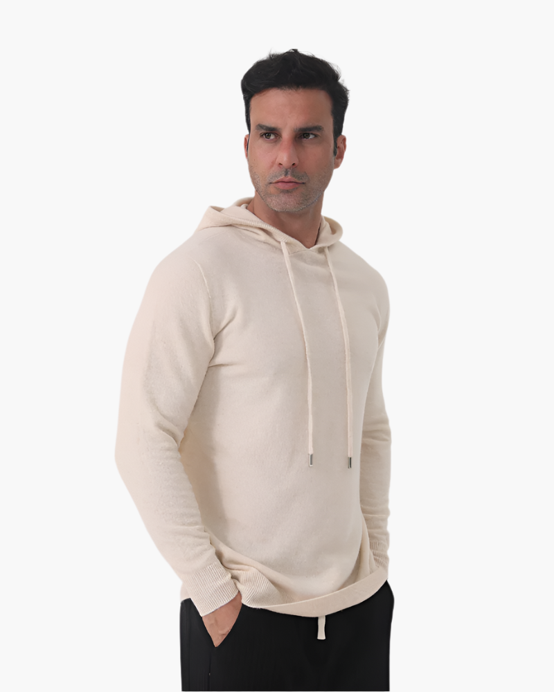 Hoodie made of 100% cashmere